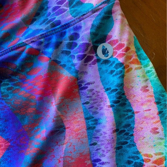 Dona Jo Sz 2 L Jojo Multicolor Skirt Skort - Picture 4 of 5